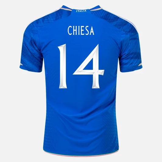 Adidas Man's Federico Chiesa Italy 23/24 Authentic Home Jersey