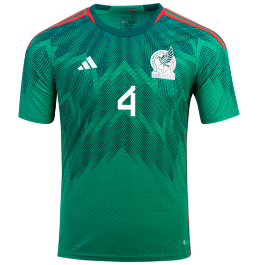 adidas Mexico Authentic Edson Alvarez Home Jersey 22/23 (Vivid Green)