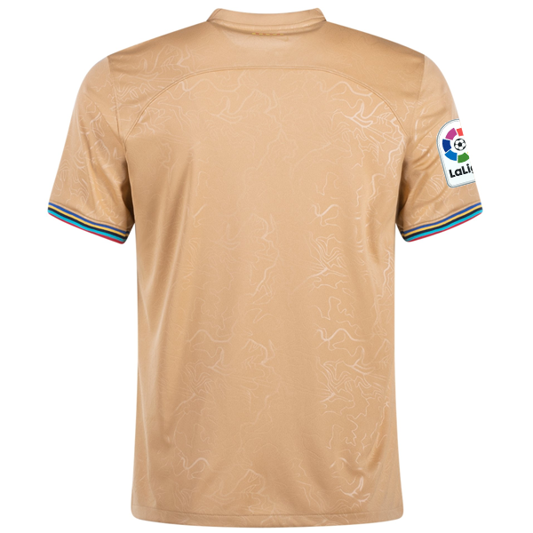 Nike Barcelona Away Jersey w/ La Liga Patch 22/23 (Club Gold)