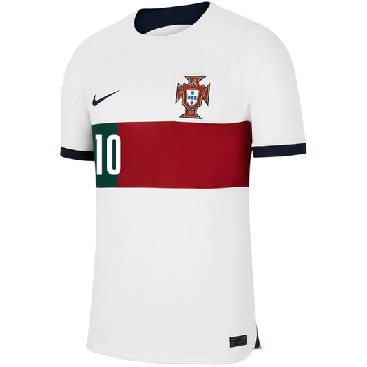 Nike Portugal Bernardo Silva Away Jersey 22/23 (Sail/Obsidian)