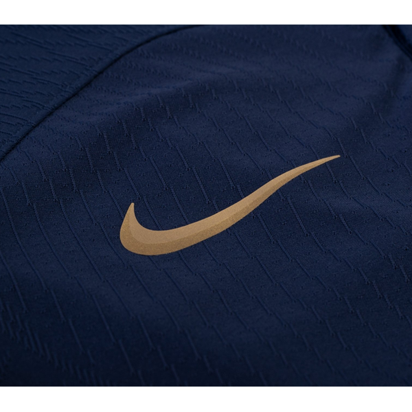 Nike France Authentic Match Christopher Nkunku Home Jersey w/ World Cup Champion Patch 22/23 (Midnight Navy/Metallic Gold)