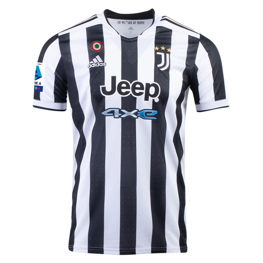 adidas Juventus Weston McKennie Home Jersey w/ Serie A Patches 21/22 (White/Black)