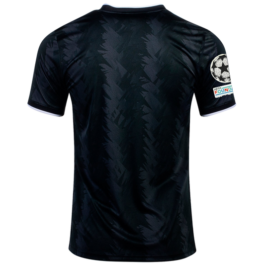 adidas Juventus Away Jersey w/ Champions League Patches 22/23 (Black/White/Carbon)