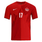 Nike Men's Tajon Buchanan Canada 26/27 Authentic Home Jersey