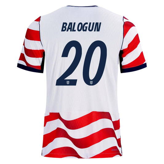 Nike Men's Folarin Balogun USMNT 26/27 Authentic Home Jersey – FIFA World Cup 2026