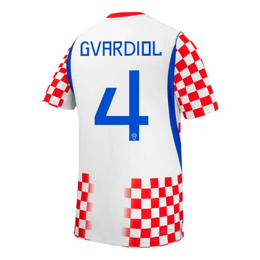 Nike Men's Joško Gvardiol Croatia 26/27 Authentic Home Jersey – FIFA World Cup 2026