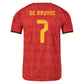 Adidas Men's Kevin De Bruyne Belgium 26/27 Authentic Home Jersey