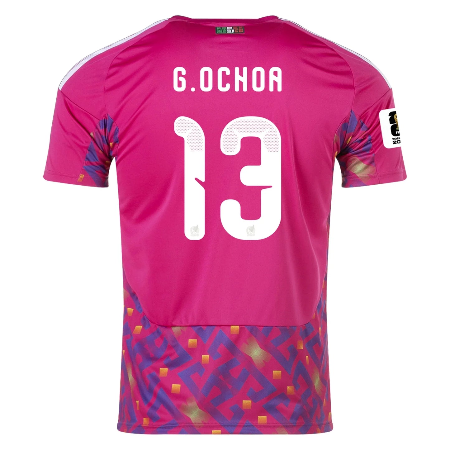 Adidas Men's MG. Ochoa Mexico Goalkeeper Jersey 2026 – FIFA World Cup 26™ Patch