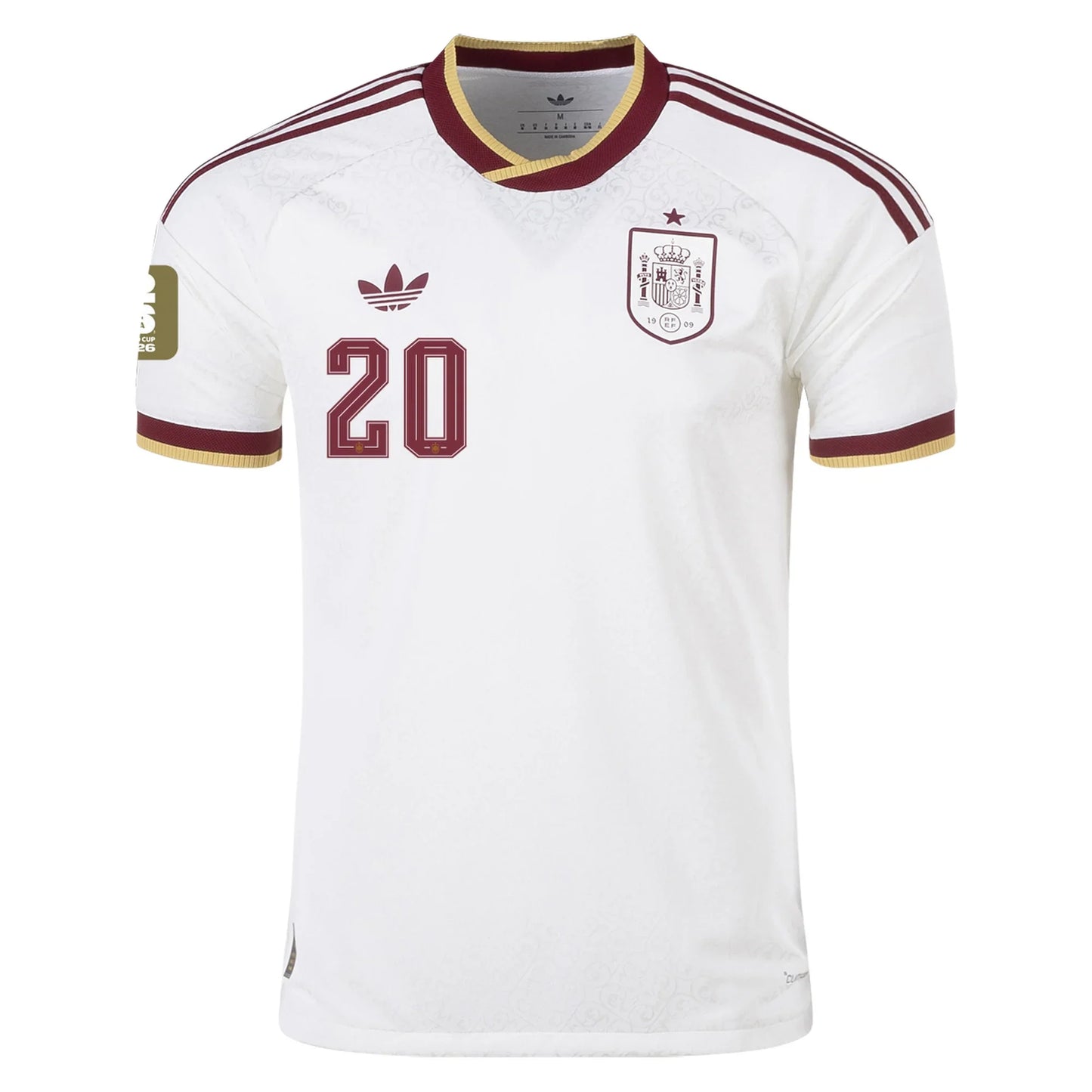 Adidas Men's Pedri Spain 26/27 Authentic Away Jersey