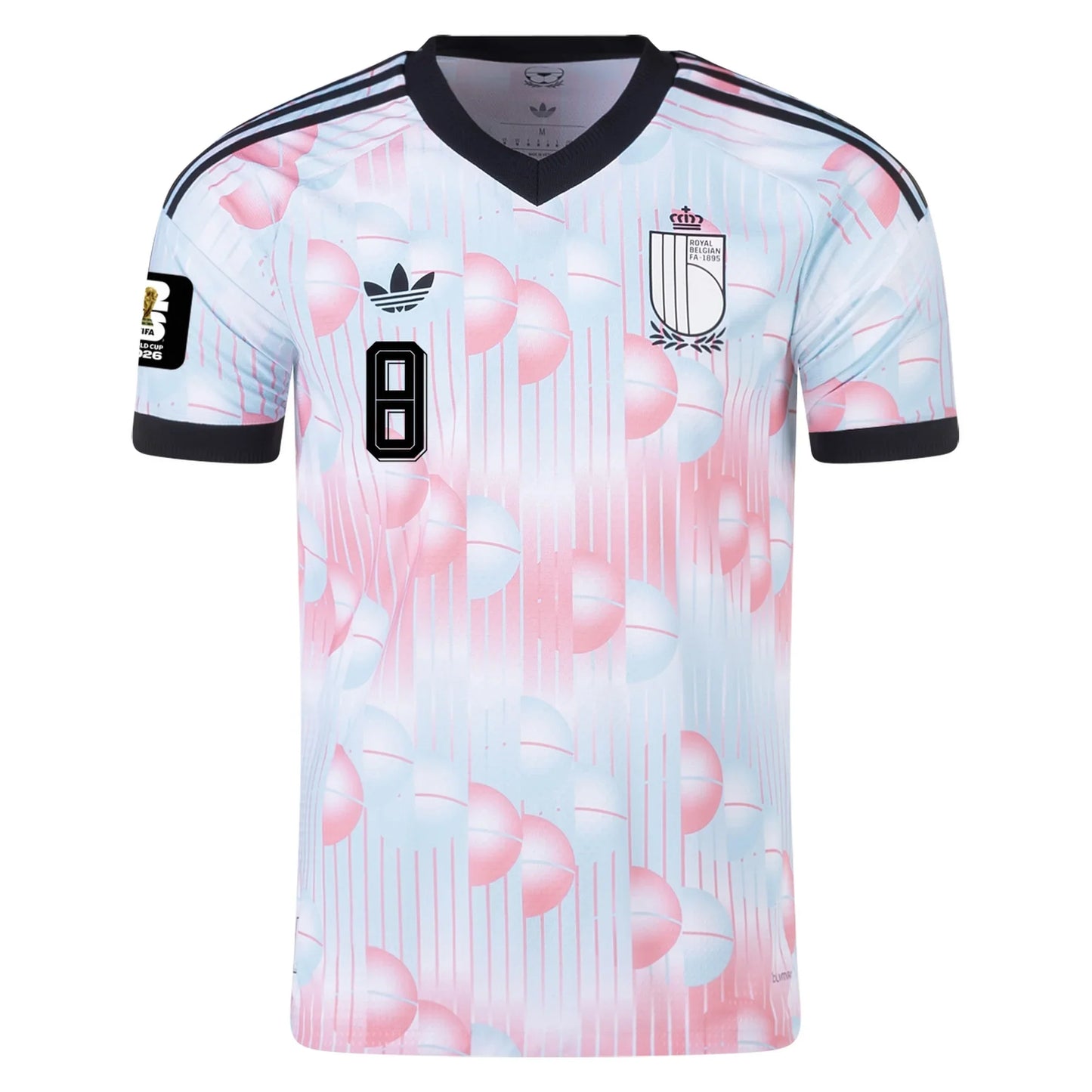 Adidas Men's Youri Tielemans Belgium 26/27 Authentic Away Jersey – FIFA World Cup 2026