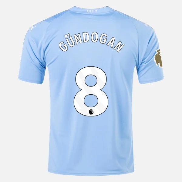 Puma Men's Ilkay Gundogan Manchester City 23/24 Authentic Home Jersey