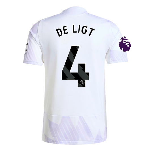 Matthijs de Ligt Manchester United 25/26 Authentic Away Jersey by adidas