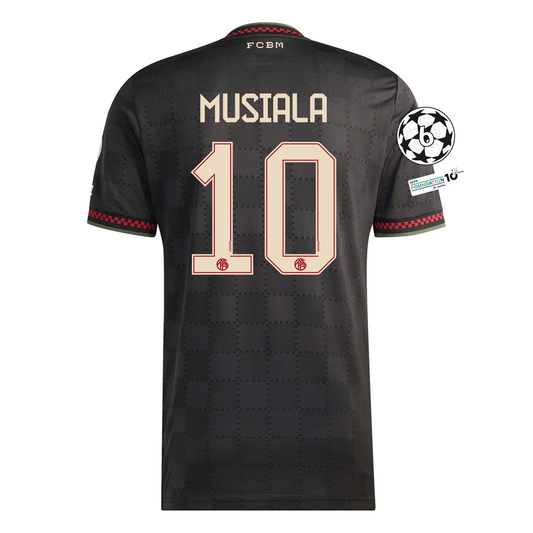 Jamal Musiala Bayern Munich 25/26 Authentic Third Jersey by adidas