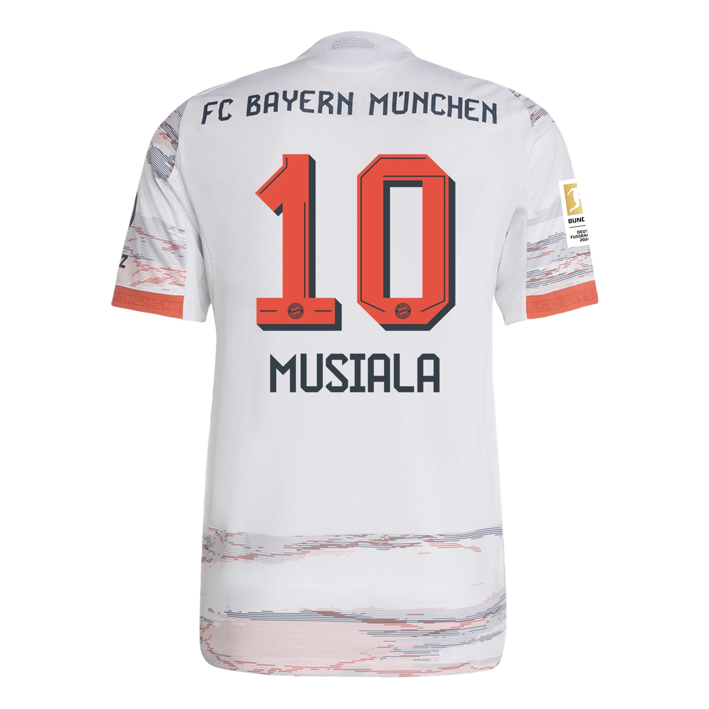 Jamal Musiala Bayern Munich 25/26 Authentic Away Jersey by adidas