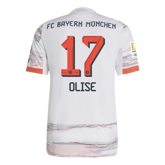 Michael Olise Bayern Munich 25/26 Authentic Away Jersey by adidas