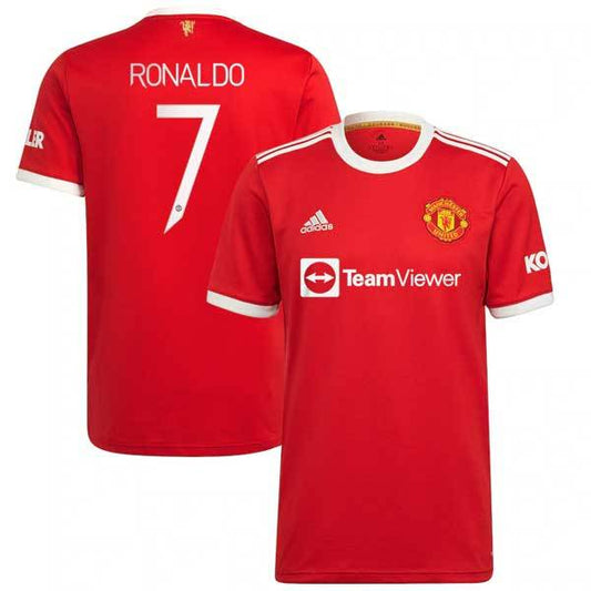 Adidas Authentic Christiano Ronaldo Manchester United Home Jersey Men 21/22