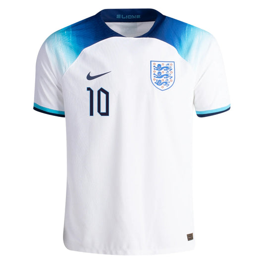 Nike England Authentic Match Raheem Sterling Home Jersey 22/23 (White/Blue Fury/Blue Void)