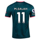 Nike Liverpool Mohamed Salah Third Jersey 22/23 w/ EPL and NRFR Patches (Dark Atomic Teal/Siren Red)