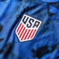 Nike United States Weston Mckennie Authentic Match Away Jersey 22/23 w/ World Cup 2022 Patches (Bright Blue/White)