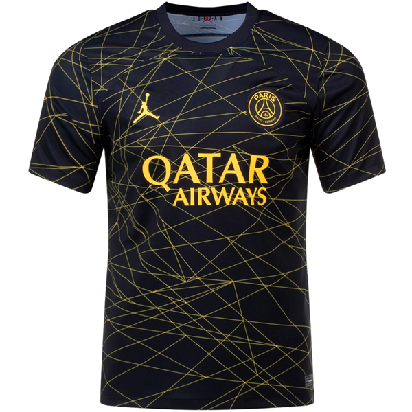 Nike Paris Saint-Germain Fourth Jersey 22/23 (Black/Tour Yellow)