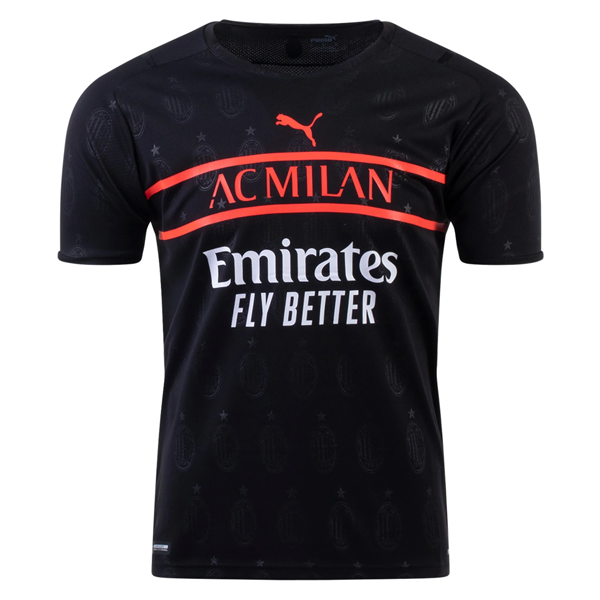 Puma AC Milan Third Jersey 21/22 (Puma Black/Red Blast)