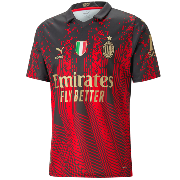 Puma AC Milan X Koche Limited Edition Fourth Jersey w/ Scudetto Patch 22/23 (Fiery Red/ Puma Black)