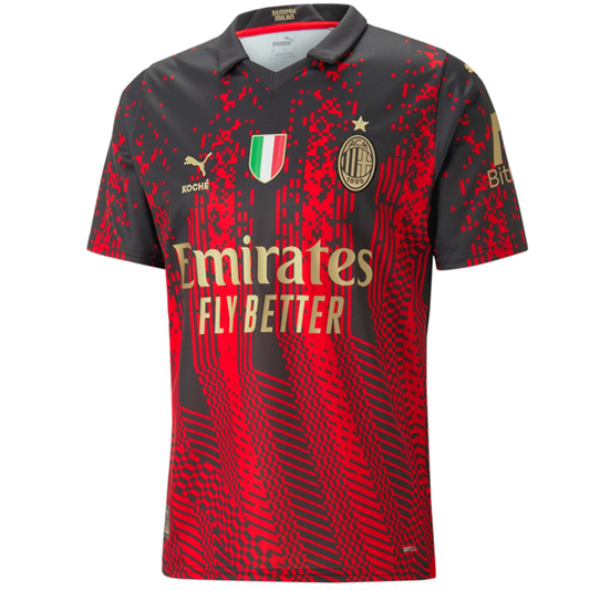 Puma AC Milan Authentic Limited Edition Jersey w/ Scudetto Patch 22/23 (Fiery Red/Puma Black)