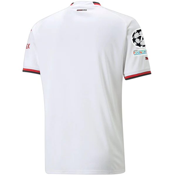 Puma AC Milan Away Jersey w/ Champions League + Scudetto Patches 22/23 (White)