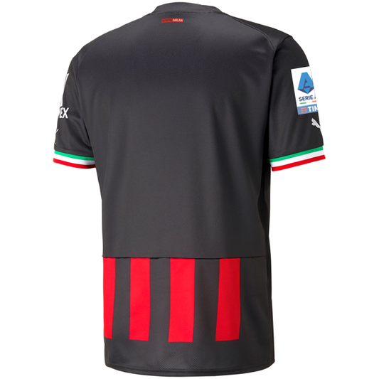 Puma AC Milan Home Jersey w/ Scudetto + Serie A Patch 22/23 (Puma Black/Tango Red)