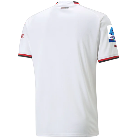 Puma AC Milan Away Jersey w/ Serie A + Scudetto Patches 22/23 (White)