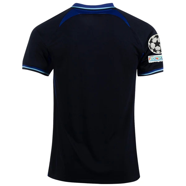 Nike Atletico Madrid Away Jersey w/ Champions League Patches 22/23 (Black/Deep Royal)