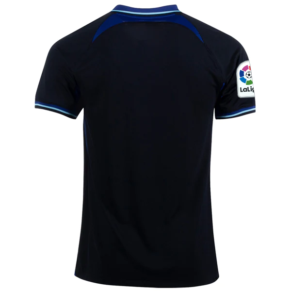 Nike Atletico Madrid Away Jersey w/ La Liga Patch 22/23 (Black/Deep Royal)