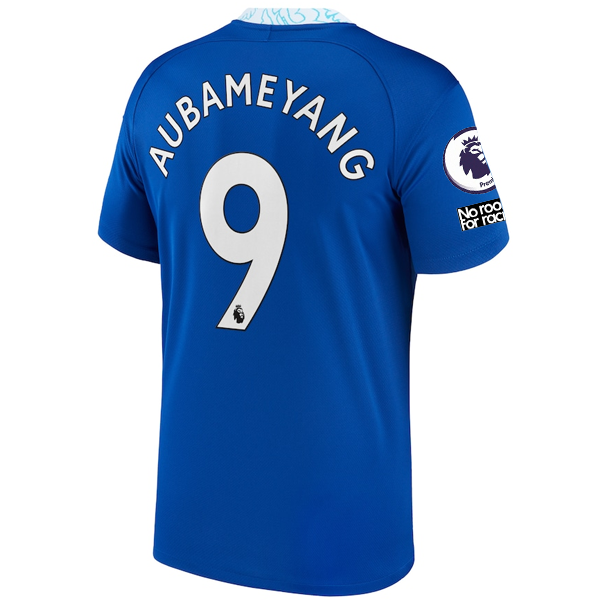 Nike Chelsea Pierre-Emerick Aubameyang Home Jersey w/ EPL + Club World Cup Patches 22/23 (Rush Blue)