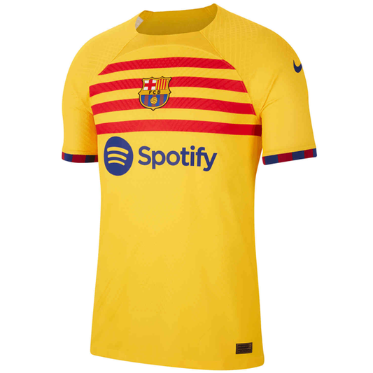 Nike Barcelona Authentic Fourth Jersey 23/24 (Amarillo/University Red)