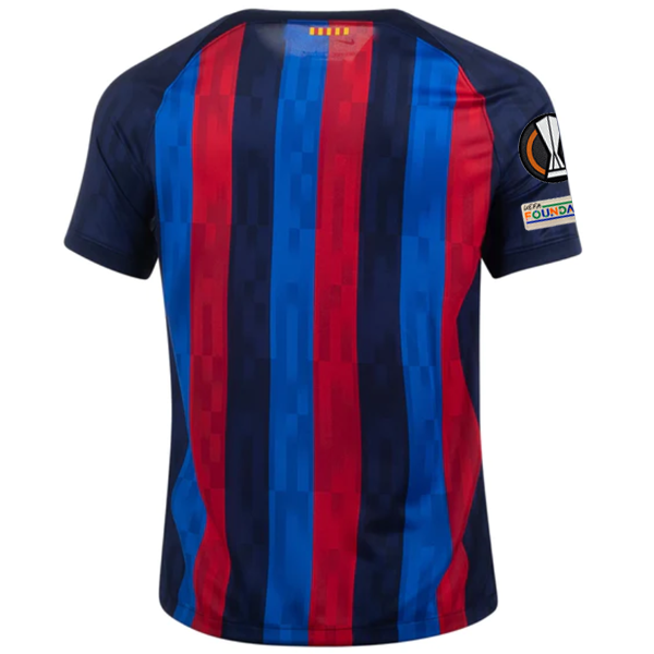 Nike Barcelona Home Jersey w/ Europa League Patches 22/23 (Obsidian/Sesame)