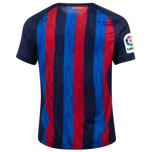 Nike Barcelona Home Jersey w/ La Liga Patch 22/23 (Obsidian/Sesame)
