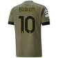Puma AC Milan Brahim Diaz Third Jersey w/ Champions League Patches 22/23 (Dark Green Moss/Spring Moss)
