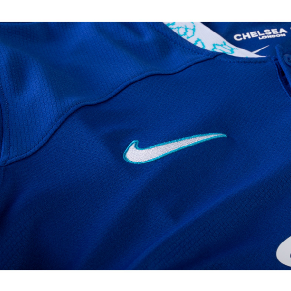 Nike Chelsea Calum Hudson Home Jersey w/ EPL + Club World Cup Patches 22/23 (Rush Blue)