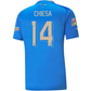 Puma Italy Federico Chiesa Home Jersey w/ Nations League + Euro Champion Patch 22/23 (Ignite Blue/Ultra Blue)