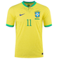 Nike Brazil Authentic Phillip Coutinho Match Home Jersey 22/23 (Dynamic Yellow/Paramount Blue)