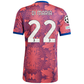 adidas Juventus Angel Di Maria Third Jersey w/ Champions League Patches 22/23 (Collegiate Royal/White)