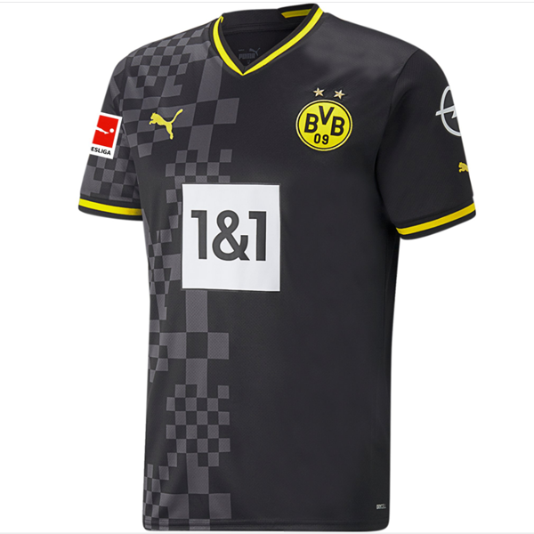 Puma Borussia Dortmund Muenier Away Jersey w/ Bundesliga Patch 22/23 (Puma Black/Asphalt)