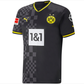 Puma Borussia Dortmund Julian Brandt Away Jersey w/ Bundesliga Patch 22/23 (Puma Black/Asphalt)