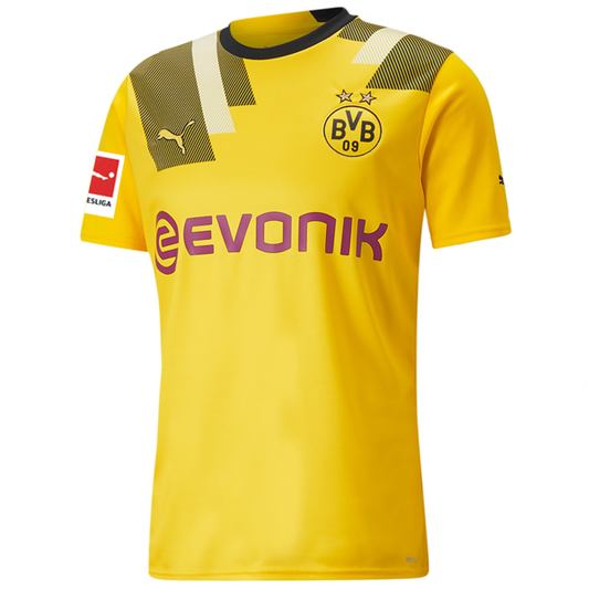 Puma Borussia Dortmund Cup Jersey w/ Bundesliga Patch 22/23 (Cyber Yellow/Black)