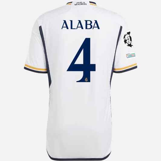 Adidas Men's David Alaba Real Madrid 23/24 Authentic Home Jersey