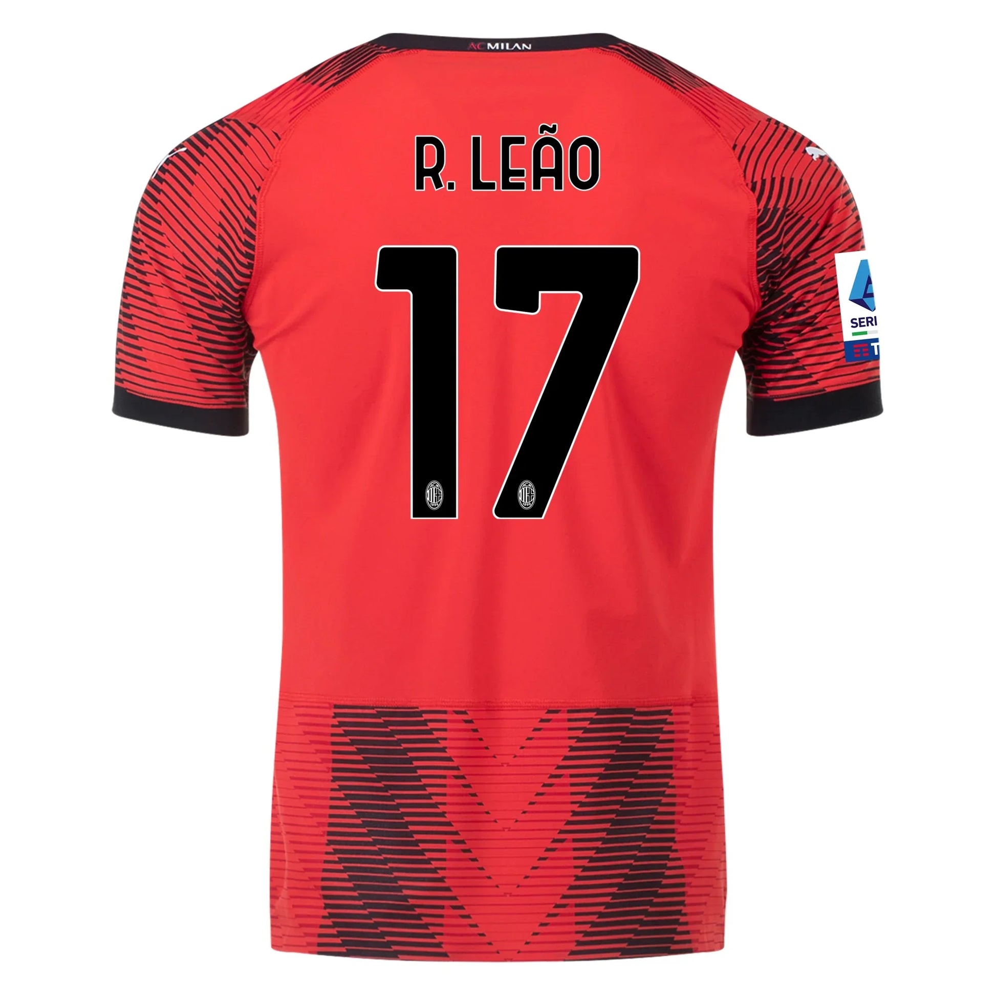 Puma Man's Rafael Leao AC Milan 23/24 Authentic Home Jersey