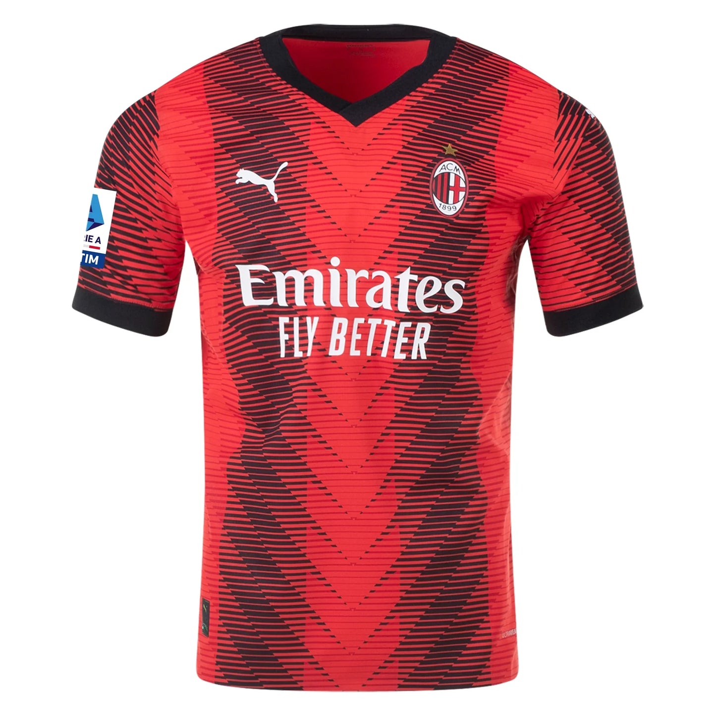 Puma Man's Sandro Tonali AC Milan 23/24 Authentic Home Jersey