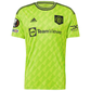 adidas Manchester United Tyrell Malacia Third Jersey w/ Europa League Patches 22/23 (Solar Slime)