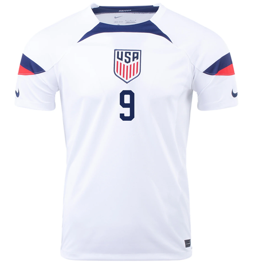 Nike United States Jesus Ferreira Home Jersey 22/23 (White/Loyal Blue)