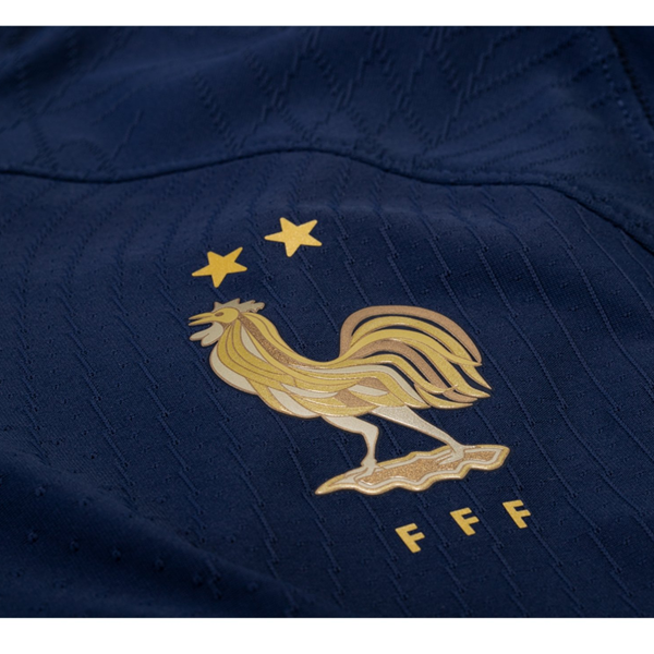 Nike France Authentic Match Home Jersey 22/23 (Midnight Navy/Metallic Gold)